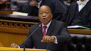 President Zuma loses his temper towards Malema [upl. by Ahsineg497]