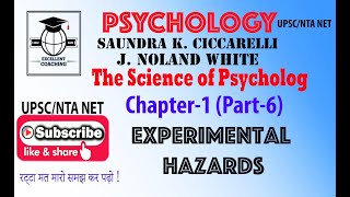 PsychologyCiccarelliThe Science of PsychologyExperimental HazardsChapter 1Part 6 [upl. by Lalo]