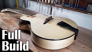 Making a Custom Archtop Guitar Full build [upl. by Lokcin]