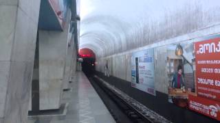 Tbilisi metro axmetelis teatri last stop [upl. by Aed]