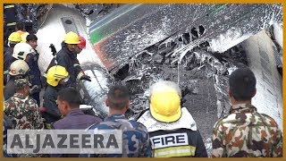 🇳🇵 Nepal USBangla plane crash probe begins in Kathmandu  Al Jazeera English [upl. by Nalym]