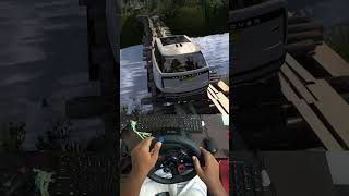 Range rover through Narrow Roads  Euro Truck Simulator 2  Steering Wheel Gameplay [upl. by Iroak849]