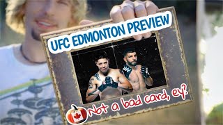 UFC EDMONTON  PREVIEW PICKS ANALYSIS  MORENO VS ALBAZI [upl. by Dnomyar519]