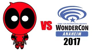 Deadpool vs WonderCon Anaheim 2017 [upl. by Kreg137]