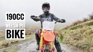 190CC BEAST WELSH PIT BIKE  MOUNTAIN PASS FOLLOW CAM [upl. by Enilarak43]