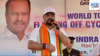 A peace walk amp cycle rally kick off by Governor from Ujjayant Palace Agartala on World Tourism Day [upl. by Inoek]