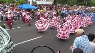 Feria de las Flores Flower Festival Parade Traditional Dancing in Medellin Colombia [upl. by Elleirbag]