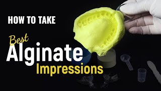 Dental Impressions StepbyStep Guide to Denture Fitting with Alginate Impression Materials [upl. by Notle]