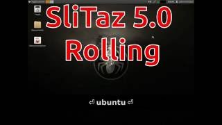 SliTaz 50 Rolling Look At [upl. by Aisatan]