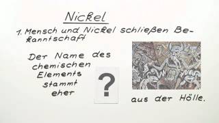 Eigenschaften des chemischen Elements Nickel  Chemie  Allgemeine und anorganische Chemie [upl. by Carberry]