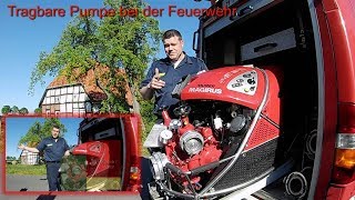 Tragbare Feuerwehr Pumpe  PFPN 101000 [upl. by Hoseia]