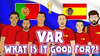 📺VAR📺 WHAT IS IT GOOD FOR Portugal amp Spain dont know Ronaldo elbow Cedric handball Aspas Goal [upl. by Alleuqahs86]