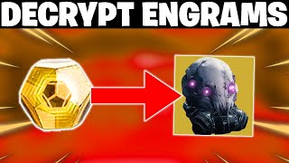 How To Decrypt Engrams In Destiny 2  Destiny 2 Season of the Haunted [upl. by Galvan]