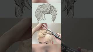 Same hairstyle as above is really handsome hairstyle boyshairstyle [upl. by Nazus514]