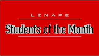 Lenape High School January 2024 Students of the Month [upl. by Reena]