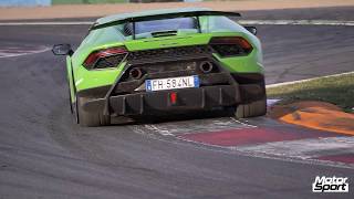 Lamborghini Huracan Performante  NEW RECORD at MagnyCours Grand Prix [upl. by Odanref]