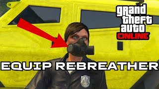 How to Equip Rebreather on GTA V Online 2024 QUICK amp EASY [upl. by Sieracki737]