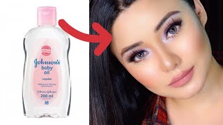 Johnson Baby Oil के हैरान करने वाले फायदे जो आज तक किसी को नहीं पता होगा  VIRAL HACKS THAT WORKS [upl. by Nrehtak]