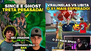 TRETA PESADA ENTRE SINCE E GHOST FARPAS AO VIVO UBITA VS VRAUNELA O X1 MAIS ESPERADO DE TODOS [upl. by Leay826]