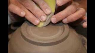 Trimming a pot on potters wheel step by step tutorial  Lakeside Pottery Studio [upl. by Yhtac]