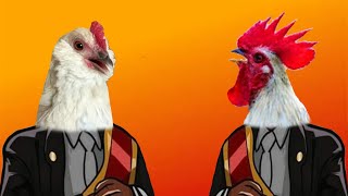 Funny Rooster amp Chicken Legged  Coffin Dance Meme  COVER [upl. by Ahsinyd]