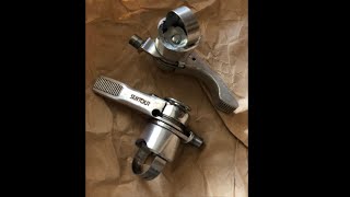 Suntour “Power Ratchet” Thumb Shifters [upl. by Hannaoj608]