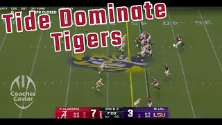 Alabama DOMINATES LSU in Death Valley [upl. by Bouton]