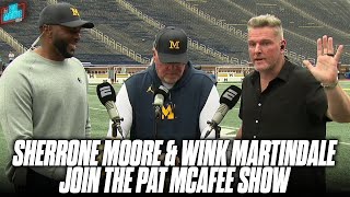 Michigan HC Sherome Moore Addresses Report He Doesnt Have quotAn Official Contractquot  Pat McAfee [upl. by Ellek299]