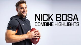 Nick Bosas POWERFUL Workout  2019 NFL Scouting Combine Highlights [upl. by Lek]