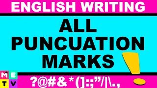 All Punctuation Marks  What is English Punctuation [upl. by Schultz]