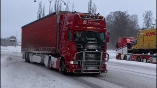 Truckspotting in sweden 8 [upl. by Enail]