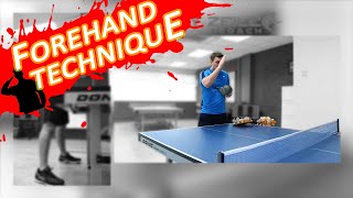 How To Play amp Learn FOREHAND DRIVE Technique in TABLE TENNIS  PING PONG Beginner Training Tutorial [upl. by Ittocs]