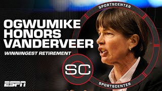 Chiney Ogwumike honors her college coach Tara VanDerveer after she announces retirement 🙌  SC [upl. by Weihs]