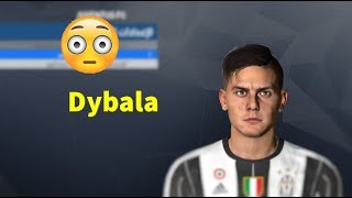 PES 2017  New Face amp Hair Dybala • 201718 LF Gaming [upl. by Ahsiadal]