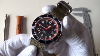 Glycine Combat Sub Automatic Review  The Best Dive Watch Around 1000 Brand Overview 386319ATND9 [upl. by Cecilla]