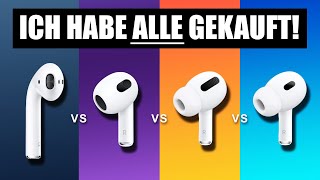 Ultimativer AirPods Vergleich  Welche AirPods kaufen in 2024  🤔 [upl. by Alderson]