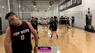 RiseUP CoEd Volleyball Championship Finals Toronto West Dynasty vs Lumpias [upl. by Aliuqahs]