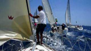 Partenza Regata costiera Giraglia Rolex Cup 2009 [upl. by Henke595]