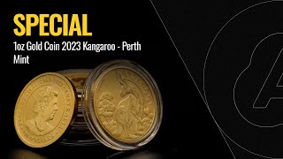 SPECIAL 1oz Gold Coin 2023 Kangaroo  Perth Mint [upl. by Ppilihp]