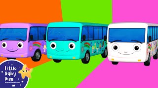 Ten Little Buses  Little Baby Bum  Nursery Rhymes for Kids  Baby Song 123 [upl. by Thatcher559]