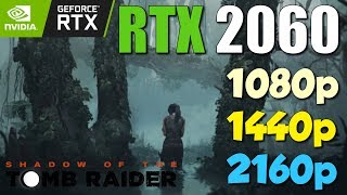 RTX 2060 1080p vs 1440p vs 2160p Test in SOTTR [upl. by Sidoeht879]