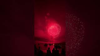 Fireworks Grand Finale at National Cherry Festival in Traverse City Michigan July 4 2024 [upl. by Morten]