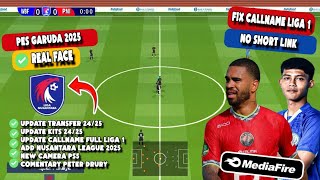 Rilis PES GARUDA Fix CallnameFull LIGA 123 amp 4 Fix Nusantara League 2025 [upl. by Ddet]