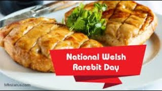 Happy National Welsh Rarebit Day welsh rarebit Lovy2011 [upl. by Nauwtna]