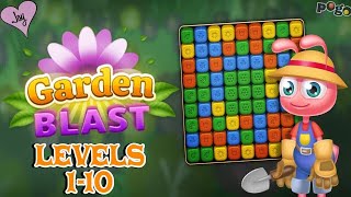 New Beginnings  Pogo Games Garden Blast  Levels 110 [upl. by Clercq]