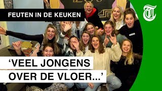 Wauw 37 vrouwen in één studentenhuis  FEUTEN IN DE KEUKEN 02 [upl. by Janik]