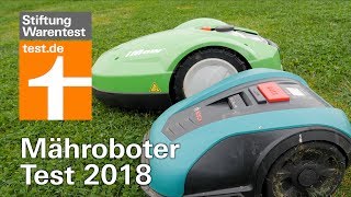 Rasenroboter Test 2018 Zwei Mähroboter versagen im Sicherheitstest [upl. by Wolbrom]