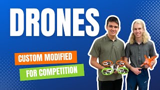 DRONES IN EDUCATION  High School Team Reengineers Drone for Competition [upl. by Neeliak]