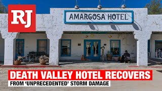 Death Valley hotel recovers from ‘unprecedented’ storm damage [upl. by Ennaul729]