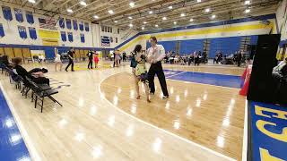 Bronze Rhythm CR Final  Badger Ballroom Dancesport Classic 2024 [upl. by Llehsyar]